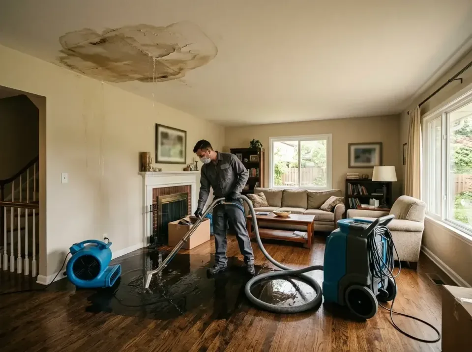 attic-pipe-burst-ceiling-drip-008 — frequently asked questions, Water Damage Restoration & Carpet Care in Brownsville, LA